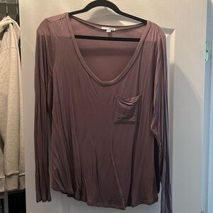 COPY - Mauve/Purple Long sleeve shirt